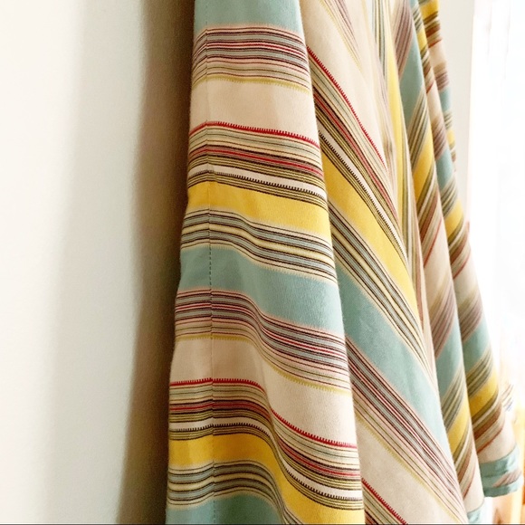 Anthropologie | Odille Striped Tiered Full Skirt - Picture 3 of 6